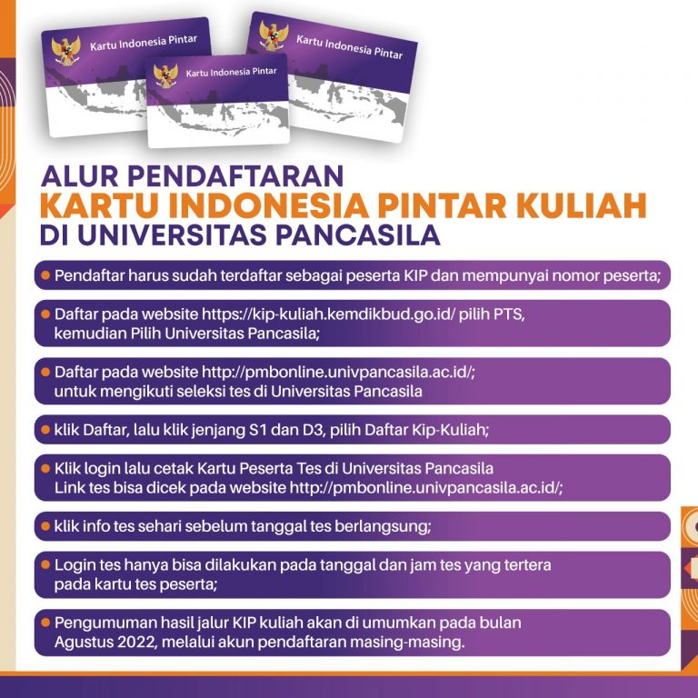 Jalur KIP Kuliah - PMB Universitas Pancasila